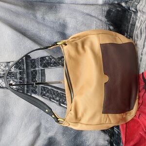 ORYANY two-tone leather bag